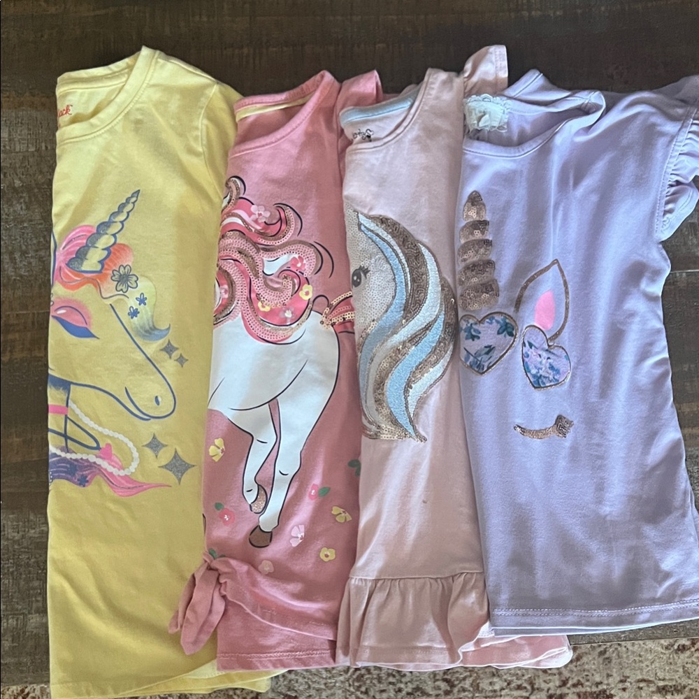 btween, Cat &Jack, Cynthia Rowley tops  Unicorn Tee with Gold Accents